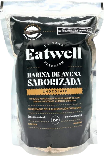 Producto Eatwell Harina de avena sabor chocolate