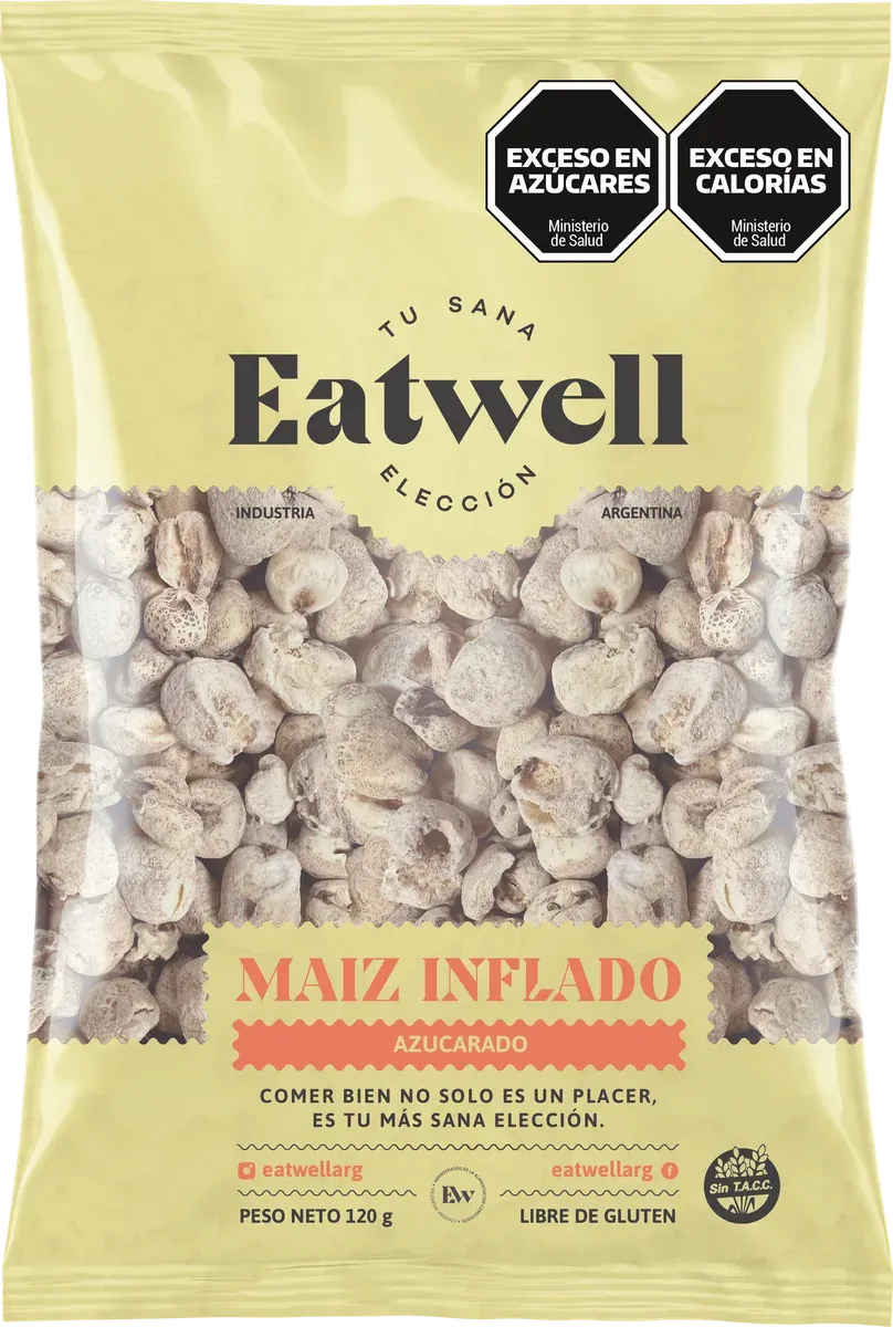 Producto Eatwell Maíz inflado azucarado