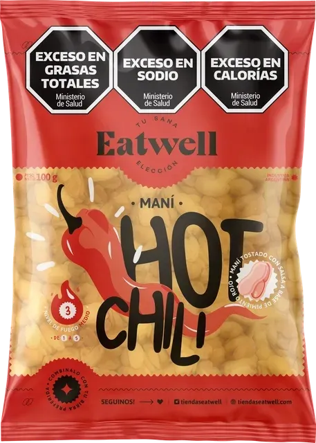 Producto Eatwell Maní hot chilli