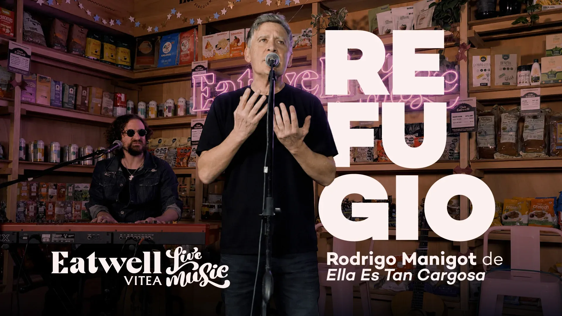 Portada de 'Refugio', Rodrigo Manigot de Ella Es Tan Cargosa en Eatwell Live Music